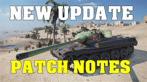 wot console update notes 5.0